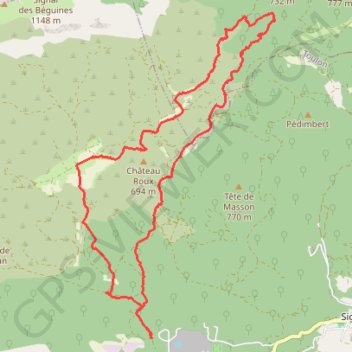 Trace GPS Le Ruisseau de Latay, itinéraire, parcours