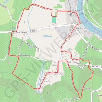 Trace GPS Randonnée sur les pas de Pierre Loti - Flaujagues, itinéraire, parcours