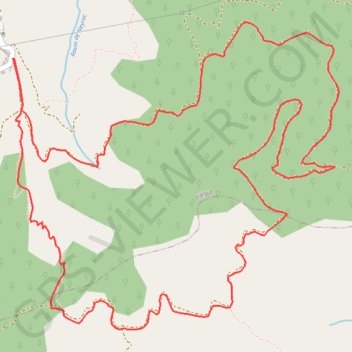Trace GPS Crête de Maladrech, itinéraire, parcours