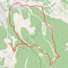 Trace GPS Le Beaucet - Saumane, itinéraire, parcours