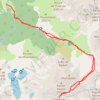 Trace GPS Belledone-Rocher Blanc depuis la Martinette (voie normale), itinéraire, parcours