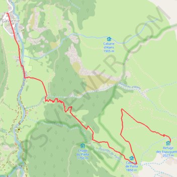 Trace GPS Tour du Mont Perdu - Étape 1, itinéraire, parcours
