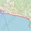 Trace GPS De Camogli à Genova (Est), itinéraire, parcours