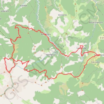 Trace GPS grand trail du Canigo, itinéraire, parcours