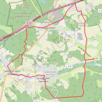 Trace GPS Le Marais, itinéraire, parcours