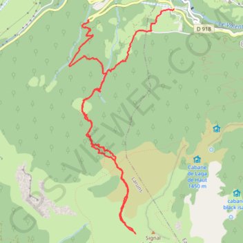 Trace GPS Col de Gourzy, itinéraire, parcours