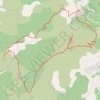 Trace GPS Sommet du Broc & Mouton d'Anou, itinéraire, parcours