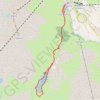 Trace GPS Le Lac du Lou - Les Menuires, itinéraire, parcours