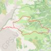 Trace GPS La Blanche au part de Puy Aillaud Boucle, itinéraire, parcours