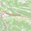 Trace GPS Etape1 Foix - Roquefixade, itinéraire, parcours