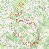 Trace GPS Entre Pompadour, le Vaysse et la Tine, itinéraire, parcours