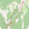 Trace GPS Monieux - Gorges de la Nesque, itinéraire, parcours