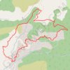 Trace GPS Crete du Gouta, itinéraire, parcours