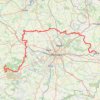 Trace GPS Vitré - Forêt de Brocéliande, itinéraire, parcours