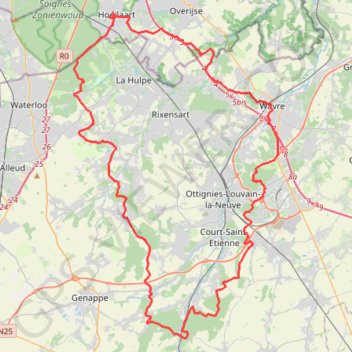 Trace GPS Morning Ride - Fietsrit - Strava by Stravatogpx app, itinéraire, parcours
