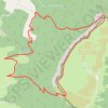 Trace GPS Le pas de Touet - Vercors - Peyrus, itinéraire, parcours