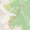 Trace GPS Lac de Bastampe, itinéraire, parcours