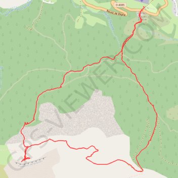 Trace GPS Les Cadières de brandis, itinéraire, parcours