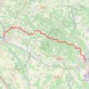 Trace GPS Cognac Saintes, itinéraire, parcours