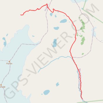 Trace GPS Santa Cruz 3/4, itinéraire, parcours