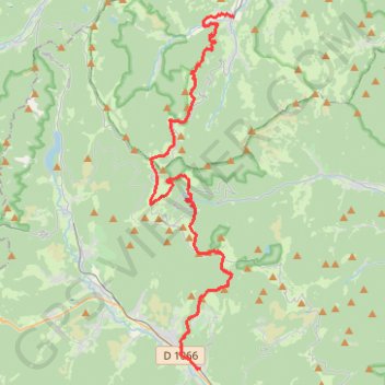 Trace GPS De Moosch à Metzeral par Sainteinlebach, itinéraire, parcours
