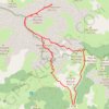 Trace GPS Mont Mounier depuis Beuil, itinéraire, parcours