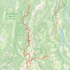 Trace GPS Traversée du Vercors, itinéraire, parcours