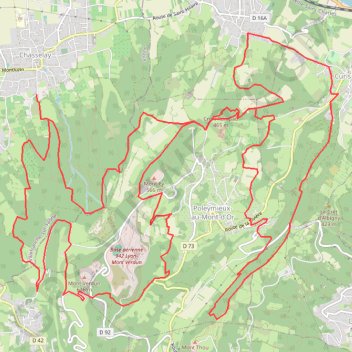 Trace GPS Chasselay, itinéraire, parcours