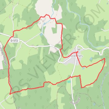Trace GPS Randonnée autour de Cisternes-la-Forêt, itinéraire, parcours