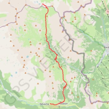 Trace GPS Traversée des Alpes - Étape 17, itinéraire, parcours