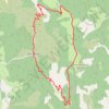 Trace GPS Montagne de Couspeau, itinéraire, parcours