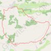 Trace GPS Le Haut Montet, Plateau de Caussols, itinéraire, parcours