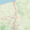 Trace GPS Dieppe - Rouen, itinéraire, parcours