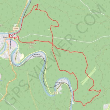 Trace GPS De Revin à "Terne à l'eau" par le Mont "Malgré tout", itinéraire, parcours