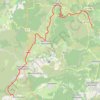 Trace GPS Grande Traversée de l'Hérault - du Mas Neuf à Roussières, itinéraire, parcours