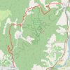 Trace GPS Grande Traversée des PréAlpes : Saillans - Pontaix, itinéraire, parcours