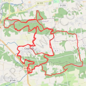 Trace GPS Trail des Landes du Loup 2022 · 8km · by Betrail.run, itinéraire, parcours