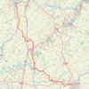 Trace GPS GR145 Via Francigena. De Arras (Pas-de-Calais) à Saint Quentin (Aisne), itinéraire, parcours
