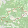 Trace GPS Bois d'Uchaux, itinéraire, parcours