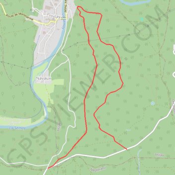 Trace GPS OpenLayers.Feature.Vector_11737, itinéraire, parcours