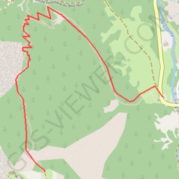 Trace GPS Fort de l'Olive, itinéraire, parcours