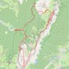 Trace GPS Dent de Crolles - Sangle des Arches, itinéraire, parcours