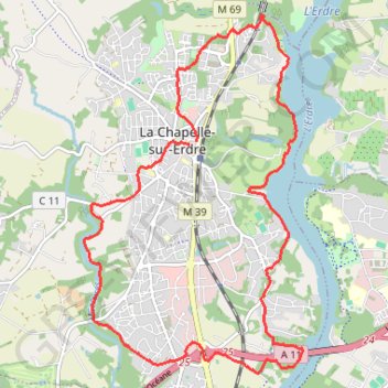 Trace GPS La Chapelle, itinéraire, parcours