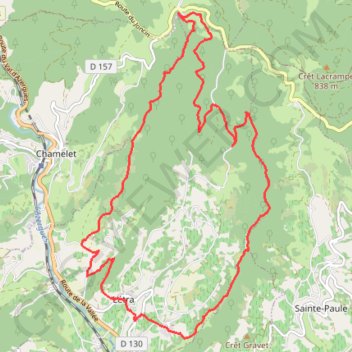 Trace GPS Pays Beaujolais - Pierres Dorées - Létra, itinéraire, parcours