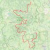 Trace GPS Grande Traversée du Morvan, itinéraire, parcours