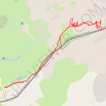 Trace GPS 25-AOU-21 16:58:28, itinéraire, parcours