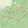 Trace GPS Fontainebleau Cul du Chaudron, itinéraire, parcours