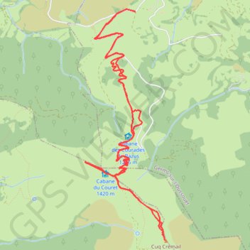 Trace GPS Cuq Crémail, itinéraire, parcours