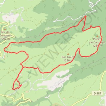 Trace GPS Le Viala-Haut (Condom-d'Aubrac)🌞1°/7° - La forêt des Enguilhens, itinéraire, parcours