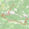 Trace GPS Mont Brune depuis Thiéry, itinéraire, parcours
